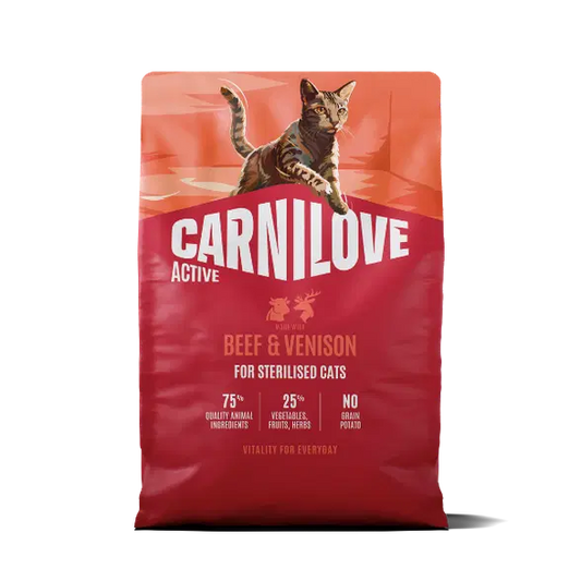 Carnilove Active Cat Beef & Venison 2kg
