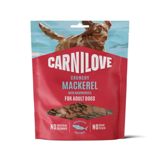 Carnilove Crunchy Dog Treats Mackerel with Raspberry 200g