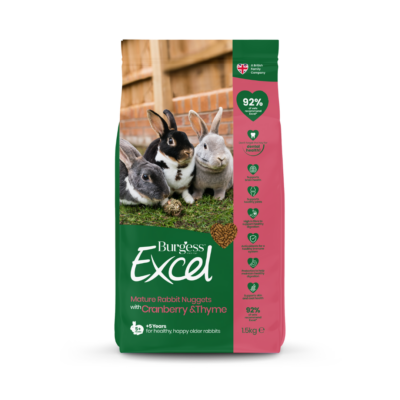 Burgess Excel Rabbit Mature With Cranberry 1.5kg