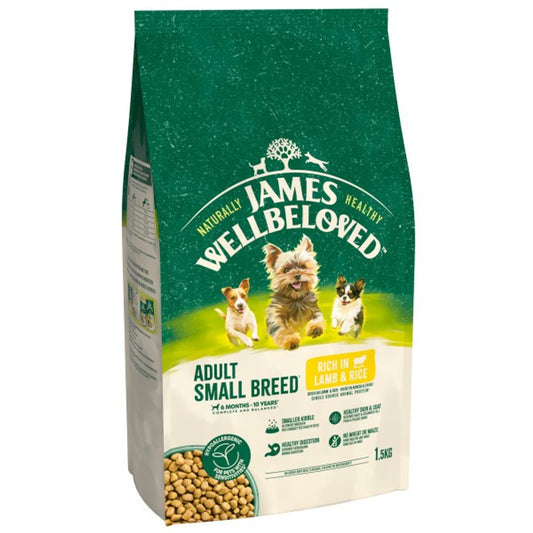 James Wellbeloved Small Breed Lamb 1.5kg