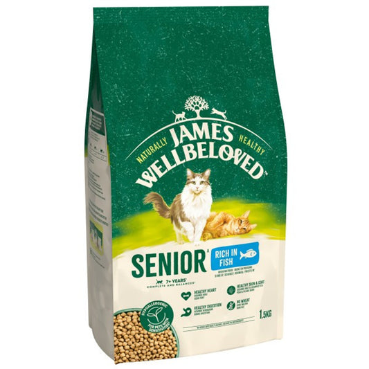James Wellbeloved Cat Senior Fish 1.5kg