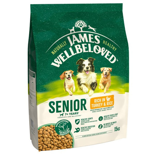 James Wellbeloved Senior Turkey & Rice 15kg