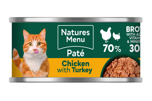 Natures Menu Cat Can Adult Chicken & Turkey 85g