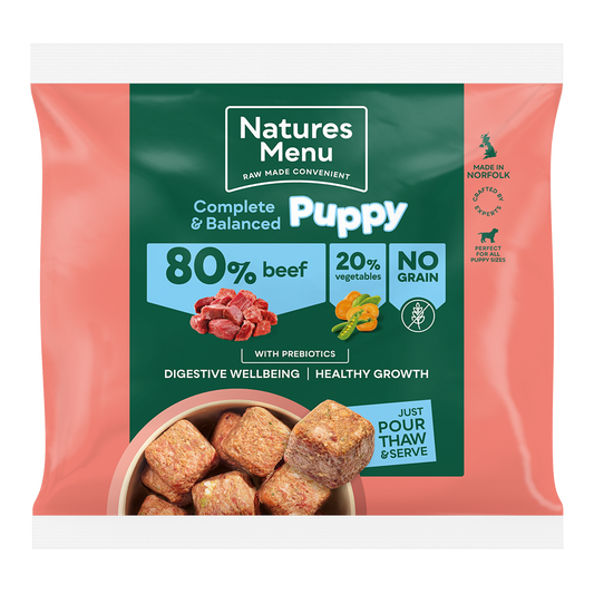 Natures Menu 80/20 Nugget Puppy Beef 1kg