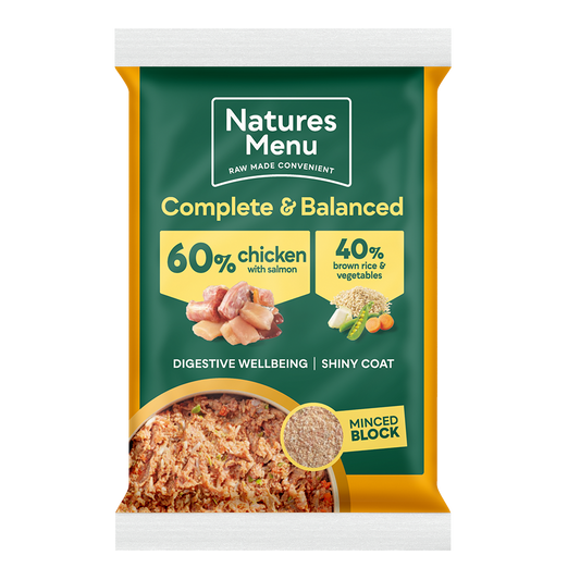 Natures Menu 60/40 Chicken with Salmon 300gx12