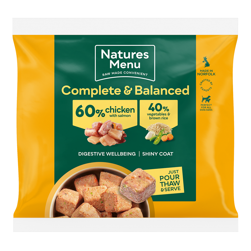Natures Menu 60/40 Nuggets Chicken Veg & Rice 1kg