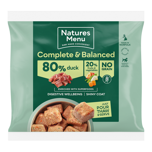 Natures Menu (Country Hunter) 80/20 Nuggets Duck 1kg