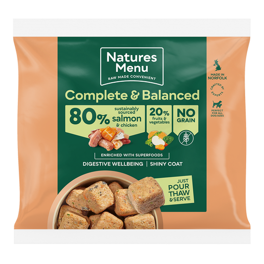 Natures Menu (Country Hunter) 80/20 Nuggets Salmon & Chicken 1kg