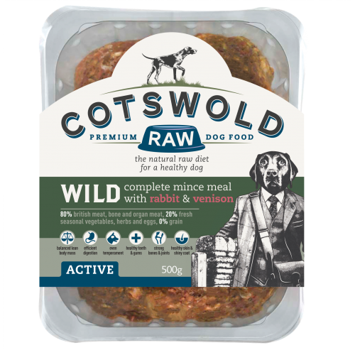 Cotswold Raw Wild Minced Rabbit & Venison