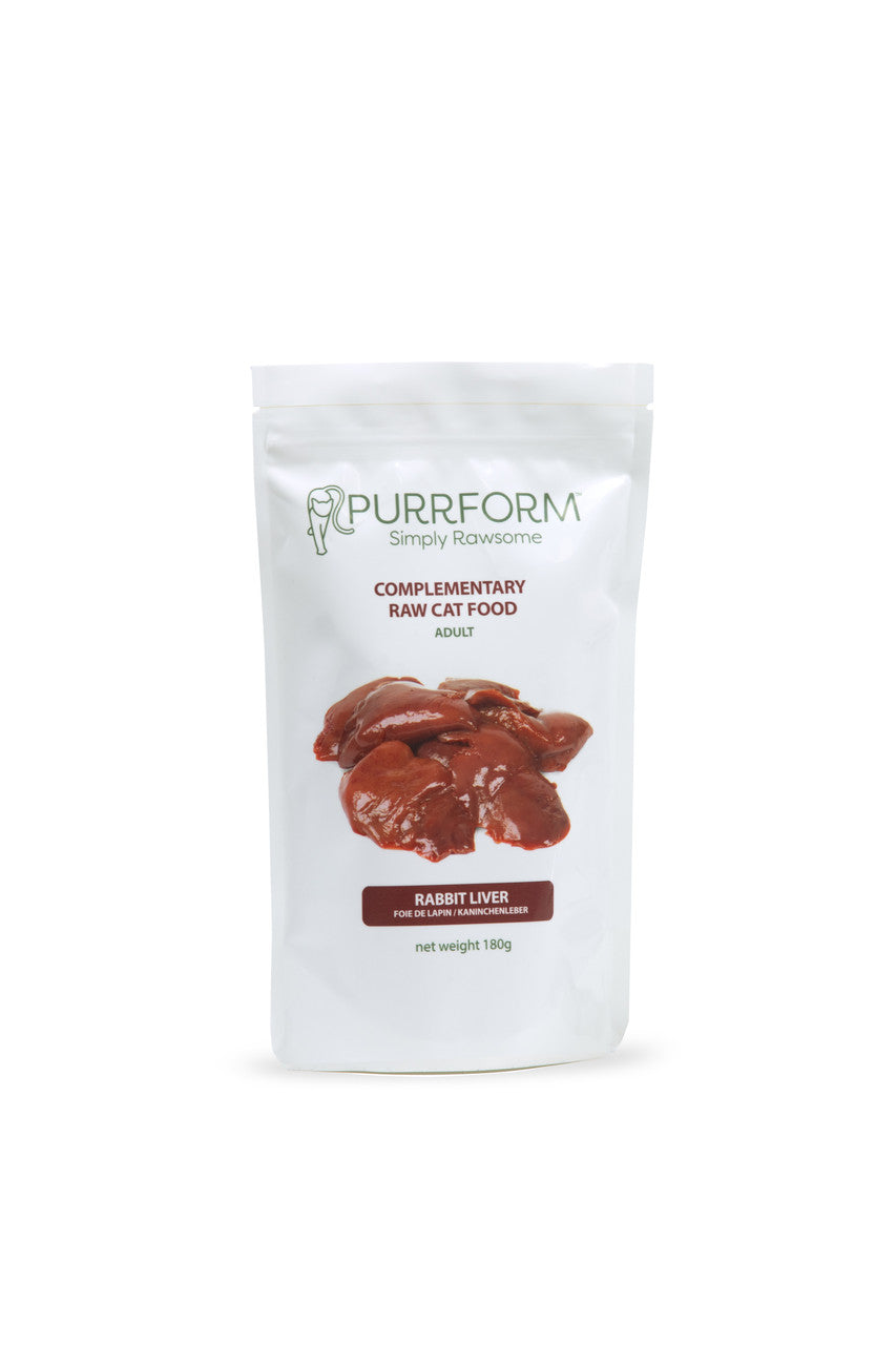 Purrform Rabbit Livers 180g
