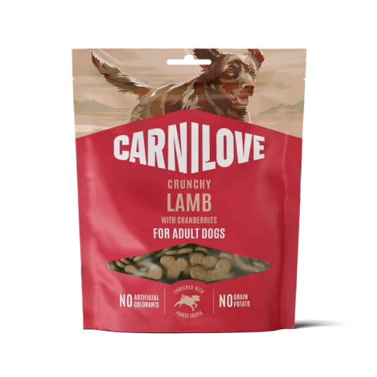 Carnilove Crunchy Dog Treats Lamb with Cranberry 200g