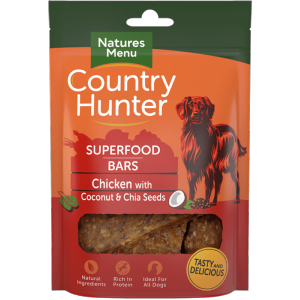 Country Hunter Superfood Bar Chicken with Coconut & Chia Seeds 100g