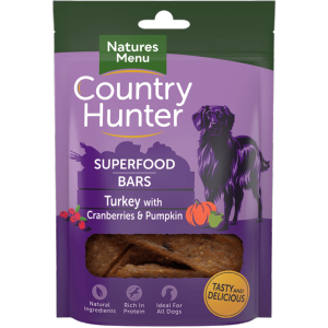 Country Hunter Superfood Bar Turkey with Pumpkin & Cranberries 100g