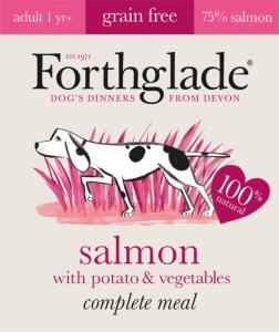 Forthglade Grain Free Adult Salmon, Potato & Vegetables 395g