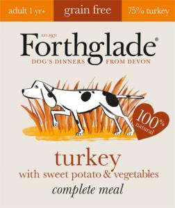Forthglade Grain Free Adult Turkey, Sweet Potato & Vegetables 395g