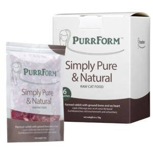 Purrform Farmed Rabbit with Ox Heart 70gx6 – Mobile Pet Foods