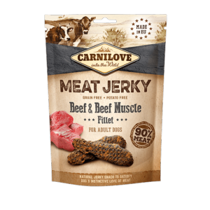 Carnilove Jerky Beef & Muscle Dog Treat 100g