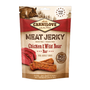 Carnilove Jerky Chicken & Wild Boar Dog Treat 100g