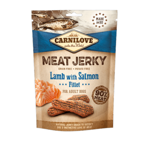 Carnilove Jerky Lamb & Salmon Dog Treat 100g