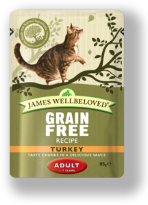 James Wellbeloved Cat Pouch Turkey 85gx12