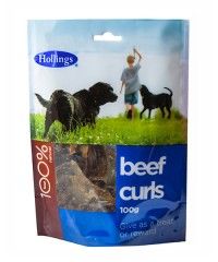 Hollings Beef Curls 100g