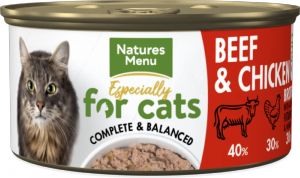 Natures Menu Cat Can Adult Beef & Chicken 85g