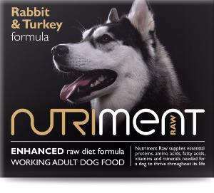 Nutriment Raw - Rabbit & Turkey Formula 500g