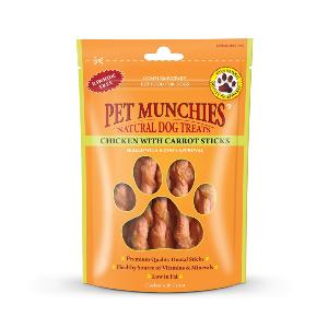 Pet Munchies Chicken with Carrot Stick 90g