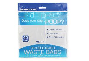 Ancol Bio-Degradable Waste Bags 40bags