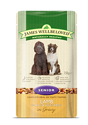 James Wellbeloved Dog Pouch Senior Lamb 150gx10