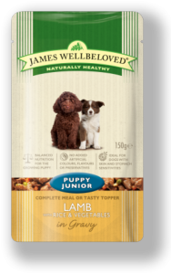 James Wellbeloved Pouch Puppy Lamb 150gx10