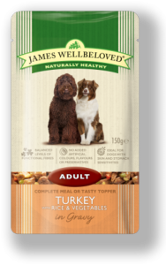 James Wellbeloved Pouch Adult Turkey 150gx10