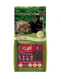 Burgess Excel Rabbit Mature With Cranberry 1.5kg