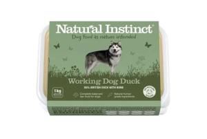 Natural Instinct Working Dog Duck 1kg