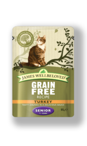 James Wellbeloved Senior Cat Pouch Turkey 85gx12